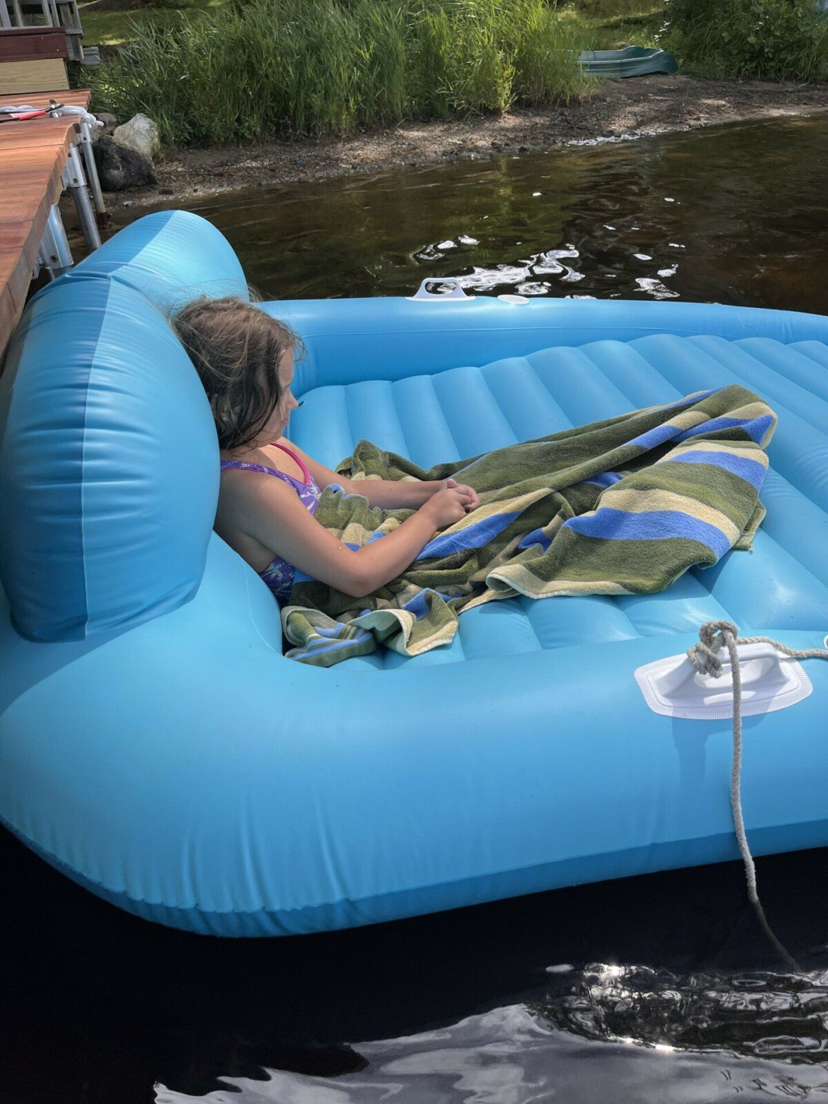 Locke Lake floating